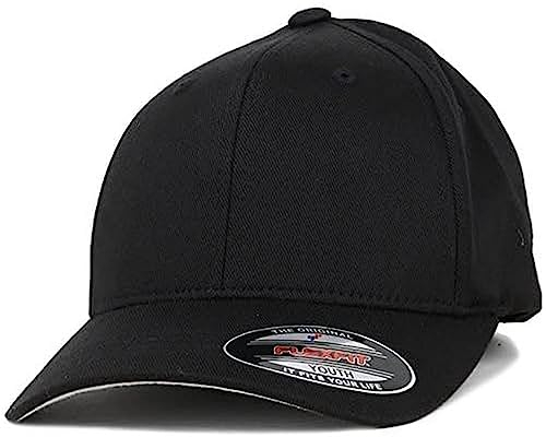 Flexfit Unisex 6277-Flexfit Wooly Combed Flexfit Wooly Combed, black, XXL