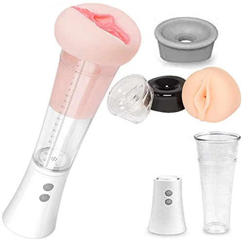 Penispumpen Vakuumpumpe Mit Taschenmuschi Elektrische Männliche Masturbation Sexspielzeug Penis Growth Erektion Training Mit 3 Saugmodi, 9 Vibrationsmodi [Limited Edition] S - L - XXL,Kits