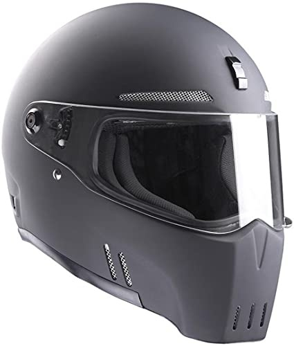 Bandit Alien II Motorradhelm, schwarz matt, M (57/58)