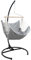 AMANKA Hängesessel mit Gestell Outdoor - 210cm Ständer mit XL Relaxsessel - Gartenschaukel für Erwachsene - Gartensessel Balkonmöbel Schaukelstuhl Swing Chair Garten-Hängesessel Balkon Schaukelsessel