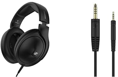 Sennheiser headphone bundle HD 620S Closed-back Headphones and Original Accessory Cable - 1.8-meter balanced cable with 4.4mm connector plug