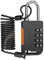 UP Security Ski Lock, 4 Digit Combination Padlock with Retractable Cable (36in/91cm), Combo Cable Lock for Snowboard, Travel Luggage, Suitcases, Backpack, Bike, Fridge Door, Gym Locker (Black)
