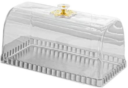 Generic Copertura Trasparente per Torta, Decorazione per Esposizione di Dessert, Versatile Coperchio per Torta, Campana per Esposizione di Dolci, per, Lunghezza 27 Cm