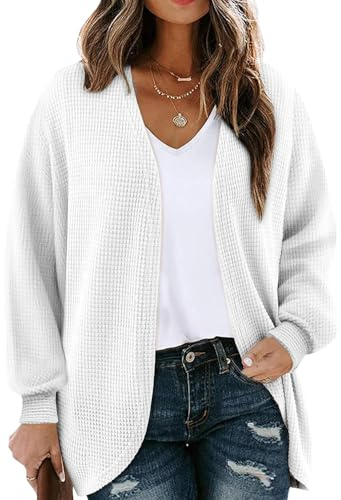 Chicrise Gilet Femme Chic Et Elegant Cardigan Décontracté Légère Veste Côtelé Classique