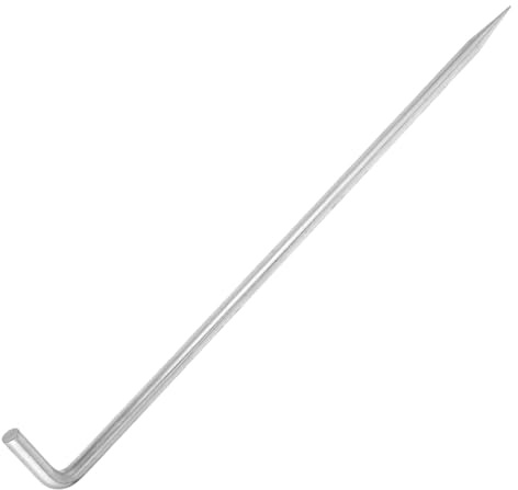 iplusmile Varilla De Puesta Tierra De Alta Resistencia Kit De Estaca Metálica Recta Para Cercas Eléctricas Seguridad Exterior Varilla De Puesta Tierra Portátil