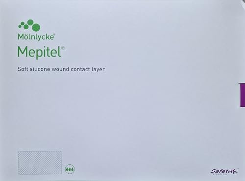 MEPITEL Silikon Netzverband 20x30 cm steril 5 St
