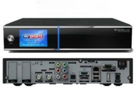 gigablue HD Quad Plus 2 x DVB-S2 HDTV Linux hbbtv LAN Récepteur Satellite avec écran Couleur