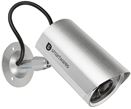 Smartwares Dummy-Kamera aus Metall für Innen- und Außeneinsatz, CS22D, 1 Stück (1er Pack)