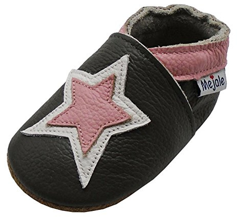 Mejale Chaussons Cuir Souple Chaussures Cuir Souple Chaussons Enfants Pantoufles Chaussures Premiers Pas Dessin animé Papillon