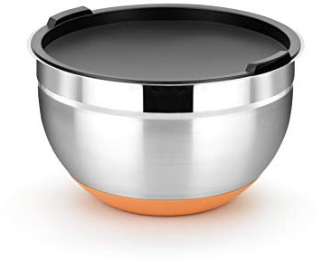 BRA Efficient Bol de Acero Inoxidable 12 cm (0,4L), 0.4 litros