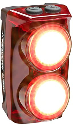 Cygolite Hypershot – 350 Lumen Bike Tail Light– 7 Night & Daytime Modes–User Adjustable Flash Speeds- Compact & Durable–IP64 Water Resistant–Secured Hard Mount–USB Rechargeable–Great for Busy Streets