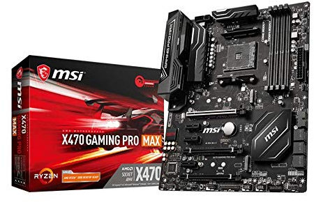 MSI X470 Gaming PRO MAX AMD AM4 DDR4 m.2 USB 3.2 Gen 2 HDMI ATX Gaming Motherboard