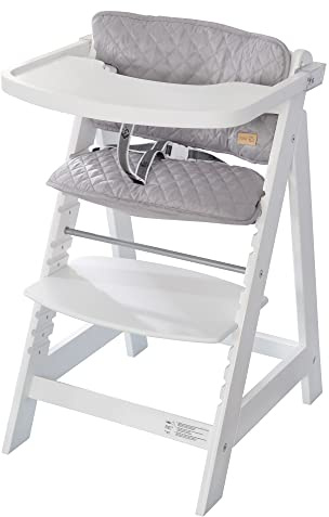 roba Sit Up Fun High Chair - Vit + roba Style Sittdynor - Silvergrå