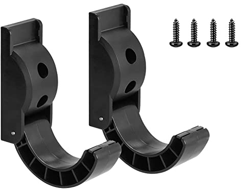 BOOSTEADY Gun Rack Wall Mount, Folding Gun Racks, Gun Storage for Wall, Rifle and Shotgun Hooks-2pcs