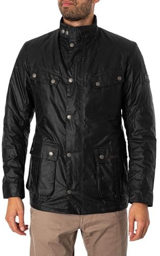 Barbour International de los hombres Chaqueta de cera Tourer Duke, Verde, L