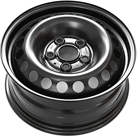 Volkswagen 7LA601027BZ98 Stahlfelge (1 Stück) Stahlrad 16 Zoll Felge schwarz 6.5Jx16H2 ET51 5/120