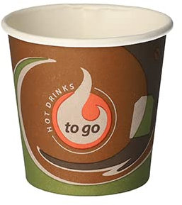PAPSTAR 2000 gobelets en carton « to go » 0,1 l expresso