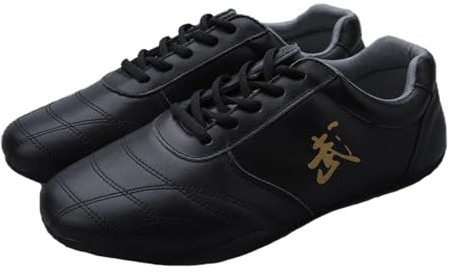 ForceRoute Scarpe da Arti Marziali Traspiranti Leggere per Uomo Donna e Bambini, ideali per Taekwondo, Kung Fu, Karate, Wing Chun e Esercizi Mattutini