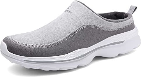 CELANDA Zapatillas de Casa Hombre Mujer Invierno CáLido Zuecos Memory Foam Antideslizante Pantuflas Comodas Casual Zapatos Deportivos para Exterior e Interior C Gris Claro 37 EU