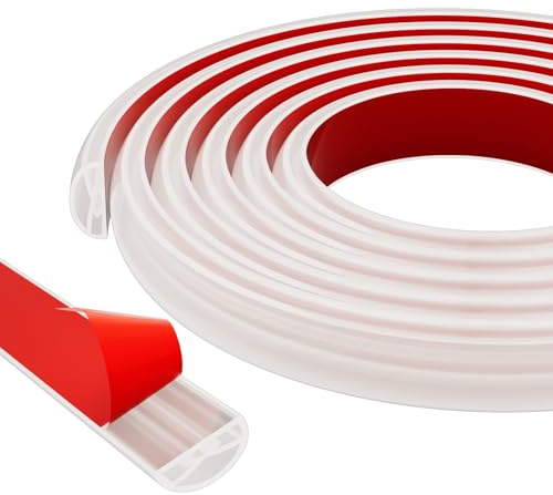39 Inch Shower Threshold Water Dam, Flexible Silicone Shower Splash Guard