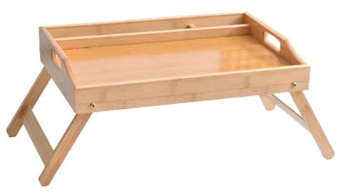 Bed Tray bord, fällbara ben trä laptop bord, mångsidig sängdesign små