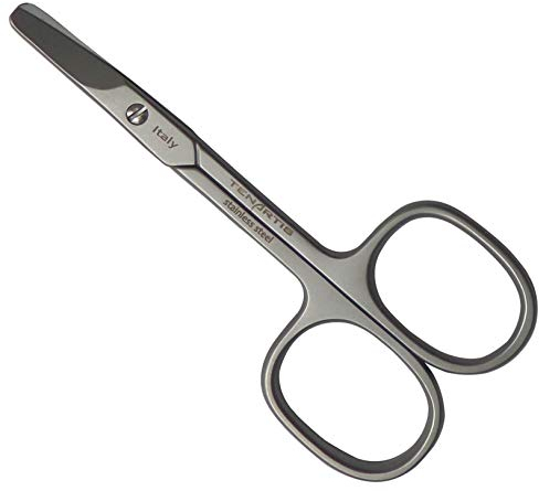 Tenartis Baby-Nagel-Schere Gebogen - Made in Italy (80 mm, Rostfrei)