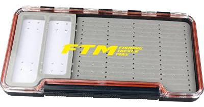 FTM Spoon & Hook Box 18,8x10,3x1,7cm - Angelbox für Forellenblinker und Angelhaken, Kleinteilebox für Spoonblinker & Haken