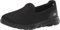 Skechers Women's GO Walk 5 Slip On Trainers, Black Textile Trim, 5 UK Wide