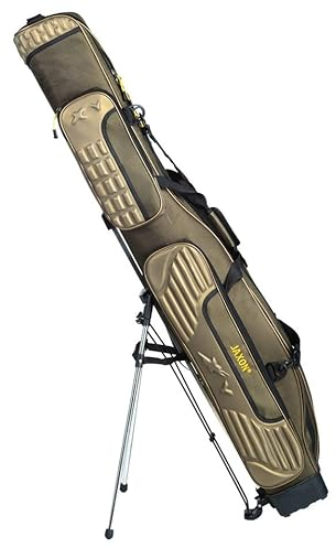 Jaxon Rutenfutteral 3 Fächer versteifte Rutentasche Futteral mit Ständer UJ-XBA (150cm)