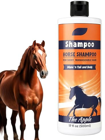 Champú De Melena Y Cola, Champú para Caballos, De Melena, Cola Nutritiva Profunda Y De Melena De 500 Ml De Acondicionador, Suministros De Aseo De Caballos, Limpieza Y Acondicionamiento D