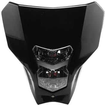 Skydd Framlykta För CRF450XR För CRF450L För XR Motorcykel Strålkastarskydd Ghost Ansiktsmask Halogenstrålkastare