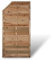 Preiswerter Sichtschutz Lattenzaun Maß 90 x 180 auf 150 cm (Breite x Höhe) aus Kiefer/Fichte Holz, druckimprägniert Berlin Massiv