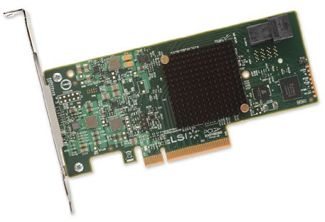 LSI SAS 9300-4i SGL Mini SAS Tarjeta y Adaptador de Interfaz - Accesorio (PCIe, Mini SAS, Altura Completa (bajo Perfil), 4,8 Gbit/s, 12 Gbit/s, 10,2 W)