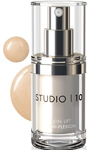 2-in-1 Primer & Liquid Highlighter – Hydrating Radiance Booster with Skincare for Mature Dry Skin