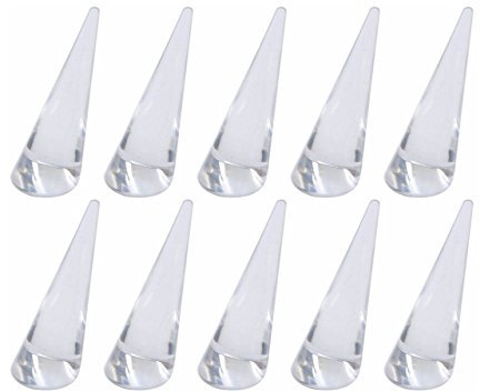 Actopus 100 Ring Display Kegel Acryl Klar Schmuck Display Ständer Halter
