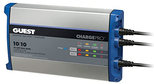 Guest 2720A Guest On-Board Battery Charger 20A / 12/24V; 2 Bank; 120V Input