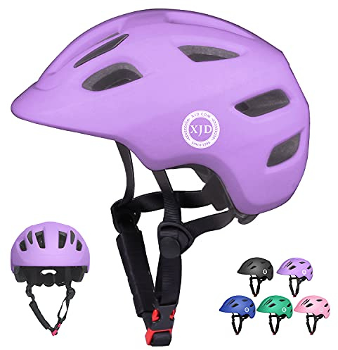 XJD Toddler Helmet Kids Bike Helmet for Infant/Baby Multi-Sport Adjustable Skateboard for Kids Boys Girls Lightweight for Age 1 and Older (Light Purple, X-Small: 18.11-20.08 / 46-51 cm)