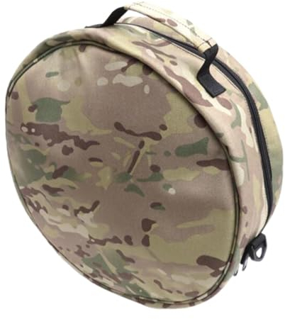 Dickly Tasche für Atemregler zum Tauchen, Aufbewahrungstasche für Gewichtsgürtel, tragbarer runder Tragegriff aus Nylon mit Reißverschluss, Grau Hellgrün