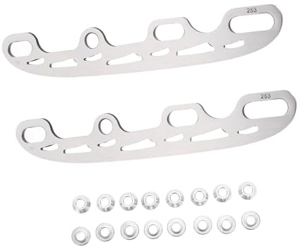 HOMOBABE Acero Dura Resistente Accesorio de y para Estructura Adecuado Cuchillas Inoxidable Patines de Hielo para Patinaje Artístico y Hockey sobre
