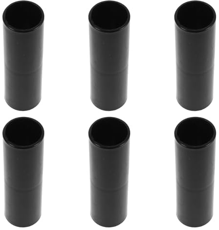 DECOMELODY 6 Stück Zeltstangenverbinder Kunststoff 19mm Schwarze Zeltkupplungen für Campingzelte Stabiles Zeltstangen Ersatzteil für Outdoor Zeltzubehör