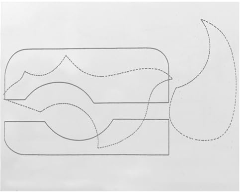 GEWA protezione per tavola Pickguard battipenna - per chitarra - trasparente/cristallino - PVC autoadesivo - 20 x 25 cm - incl. modelli per chitarra western, Gibson Dove, Golpe, Flamenco