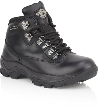 Northwest Territory Women's Peak Hiking Boot, Black, 6 UK