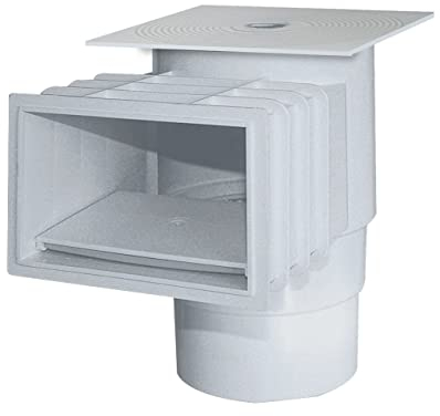 Productos QP Skimmer Boca 200 Abs Tapa Cuadrada, Negro, 42.5x46x28 cm, 500183C