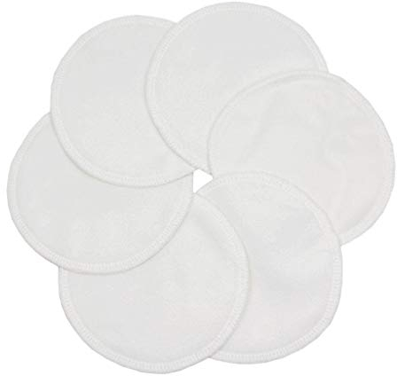 ImseVimse Nursing Pads Stilleinlagen Organic kbA Baumwolle, 3 Paar Black (Schwarz), 12cm