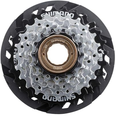 Shimano TZ510 14-28 Dents Roue Libre à Visser Silver 6-Vitesse