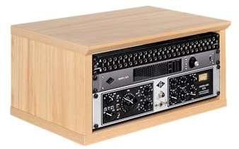 Gator Frameworks Elite Furniture Series 4U Wood Desktop Studio Rack in Natural Maple Matte Finish (GFW-ELITERK-4U-MPL)