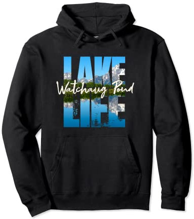 Watchaug Pond Lakes Lake Life Kayaking Camping Kayak Basin Pullover Hoodie