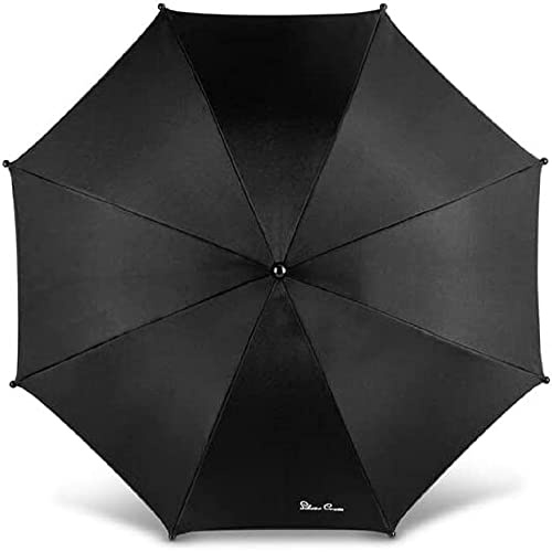 Silver Cross | Universal Pram Parasol | Pram Sun Shade | Baby Sun Protection | Pram Accessories | Black