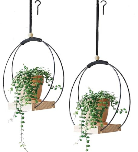 UMLIPOT HäNgeampel Pflanzen, Blumenampel HäNgend Innen, HäNgetopf FüR Pflanzen, HäNgetopf FüR Innen AußEn Decken Balkone Wanddekoration