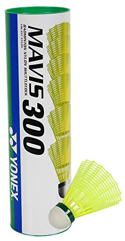 Yonex Mavis 300 Green Cap Nylon Shuttlecock (Yellow)